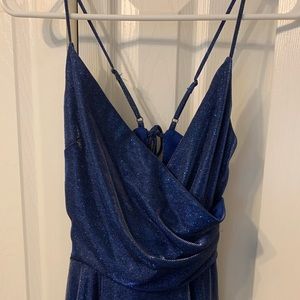 Sparkle blue semi formal